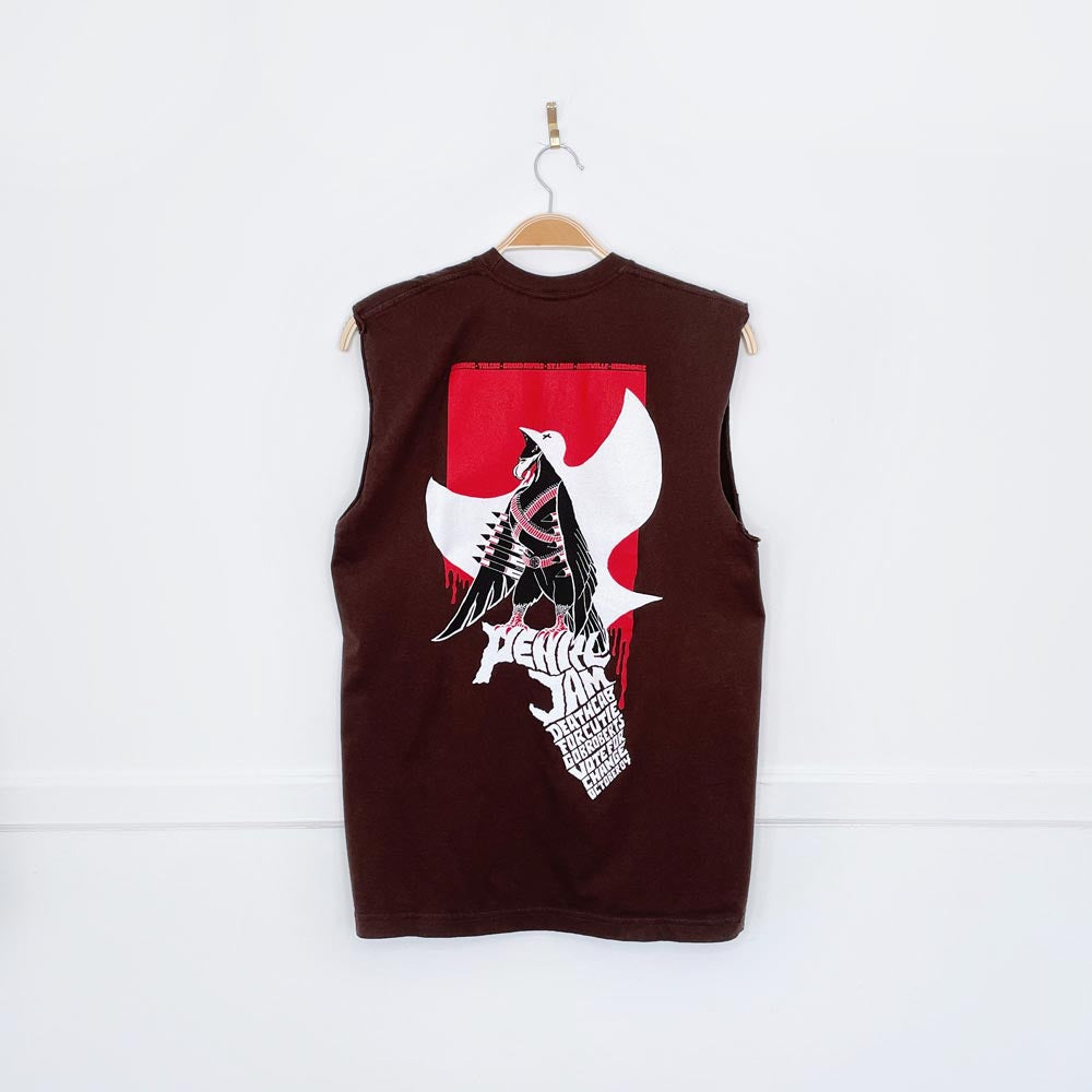 vintage 2004 pearl jam vote for change sleeveless tee