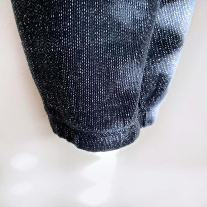 roots original boyfriend sweatpant black pepper - size medium