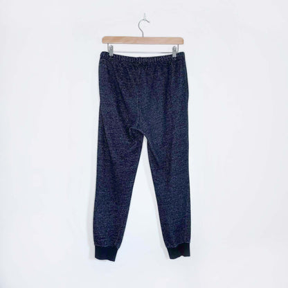 roots 2018 black pepper slim cuff sweatpant - size medium