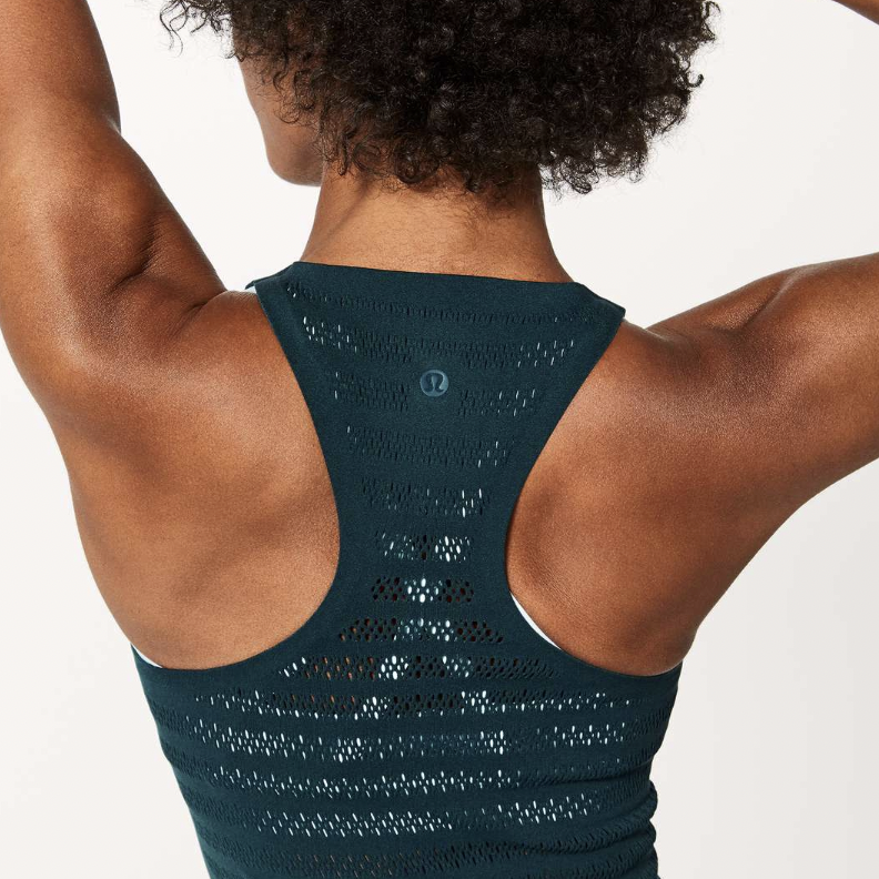 lululemon reveal tank aquamarine