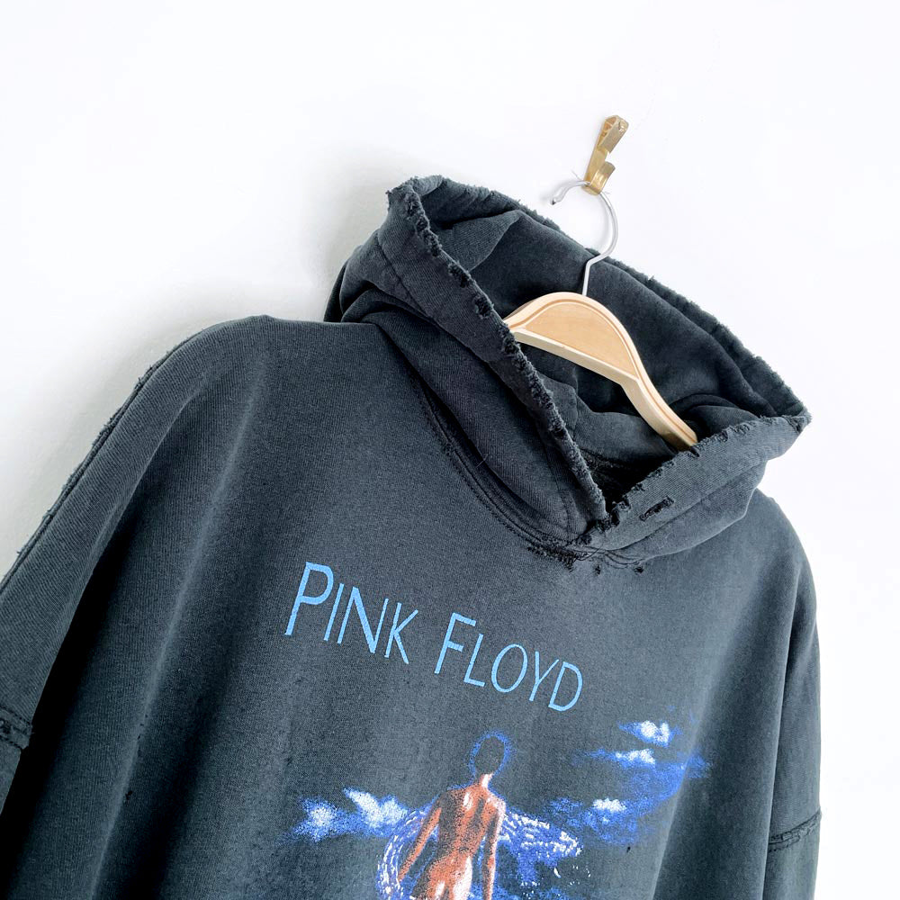 vintage 2004 pink floyd shine on you crazy diamond distressed hoodie