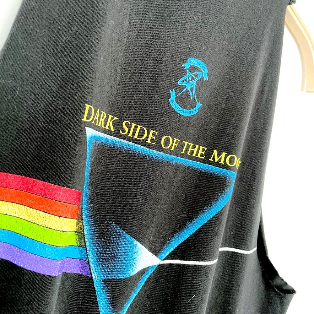 vintage 2001 pink floyd x artimonde dark side of the moon sleeveless tee