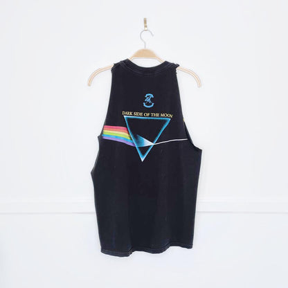 vintage 2001 pink floyd x artimonde dark side of the moon sleeveless tee