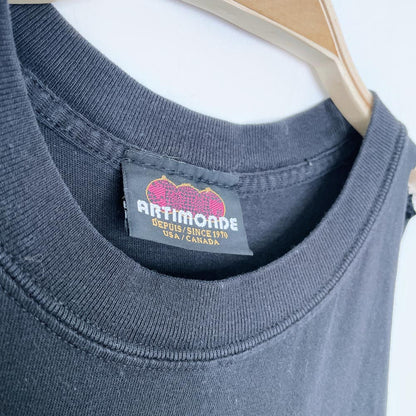 vintage 2001 pink floyd x artimonde dark side of the moon sleeveless tee