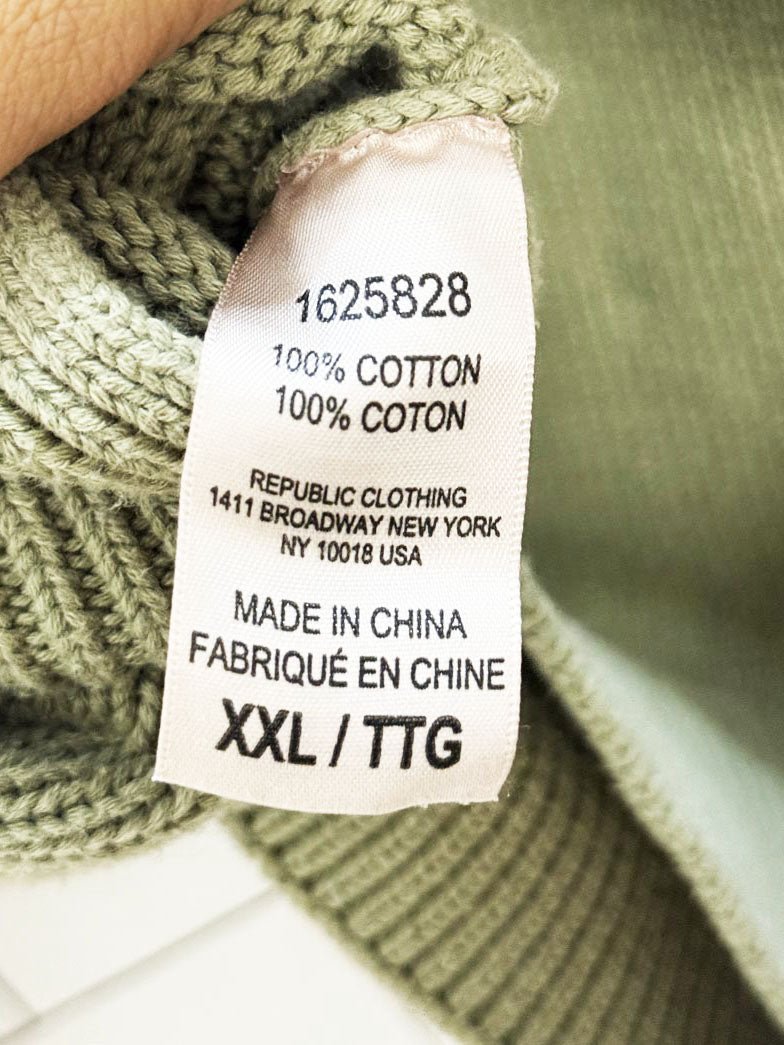 philosophy boxy side slit knit sweater - good market thrift store