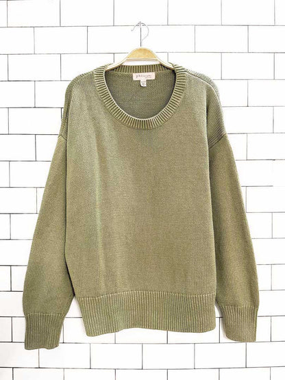 philosophy boxy side slit knit sweater - good market thrift store