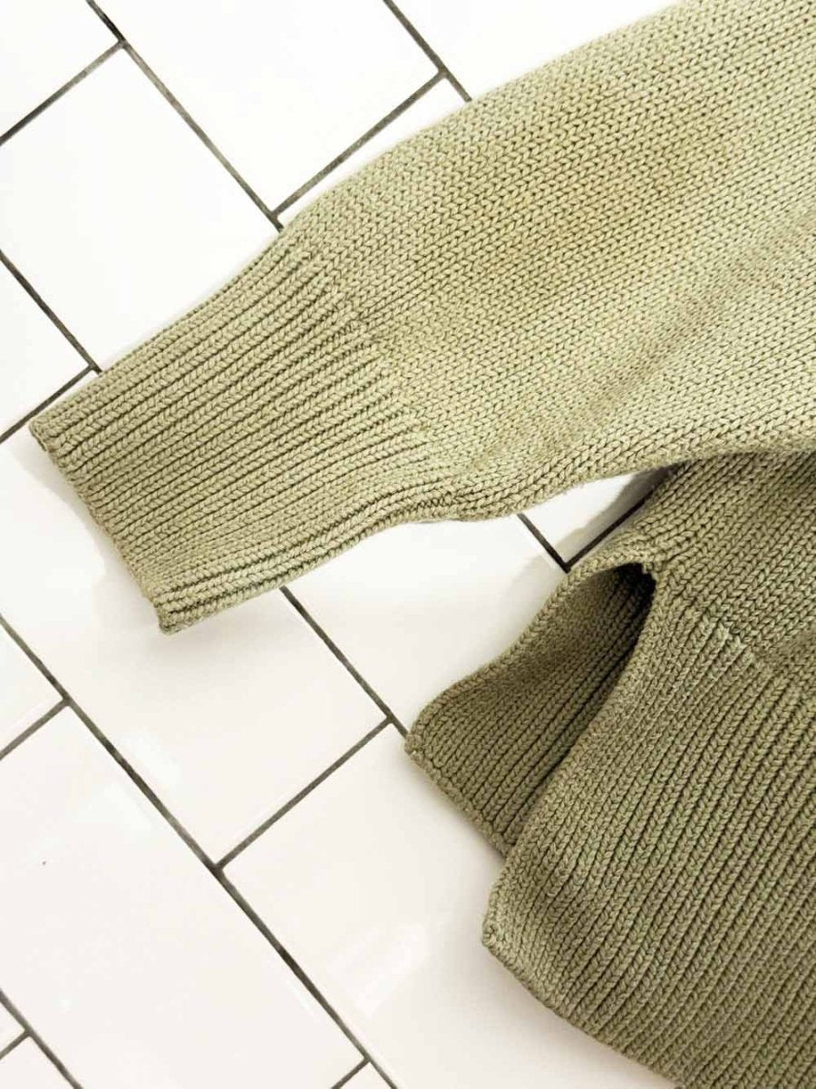 philosophy boxy side slit knit sweater - good market thrift store