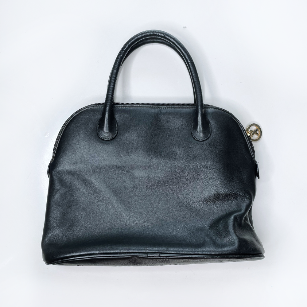 vintage paloma picasso black leather bolide bag
