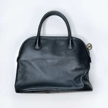 vintage paloma picasso black leather bolide bag