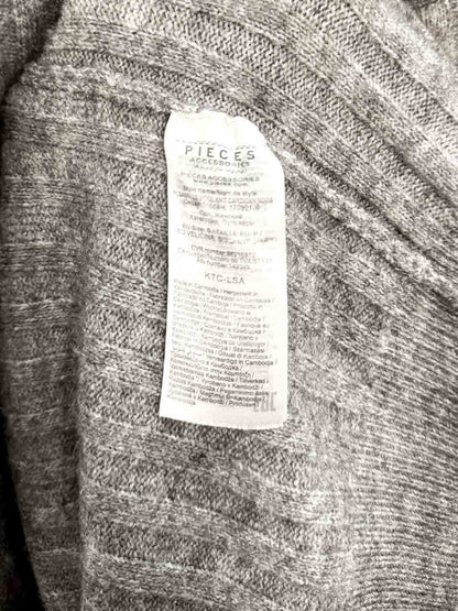 pieces wool - blend chunky ribbed knit cardigan - good market thrift store