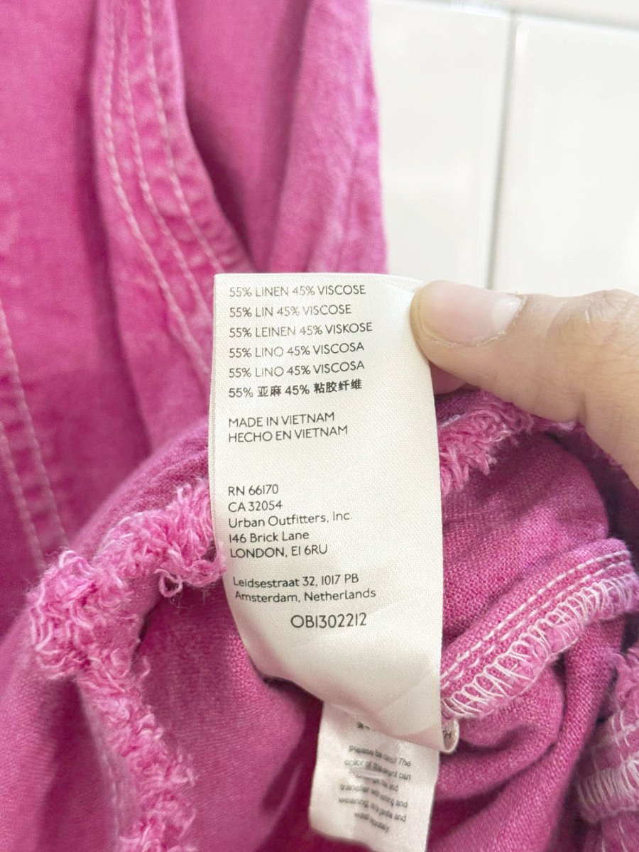 pilcro linen - blend flounced mini skirt | anthropologie - good market thrift store