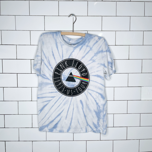 pink floyd tie dye tee