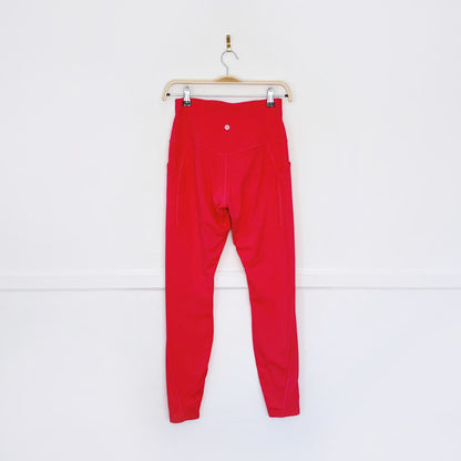 lululemon 2023 align high rise pocket tights nulu | lip gloss