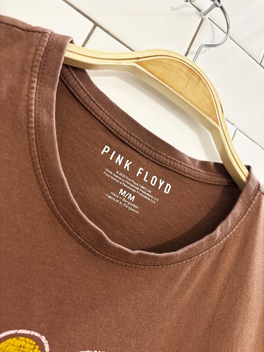 pink floyd at empire pool 77 reprint band tee - good market thrift store