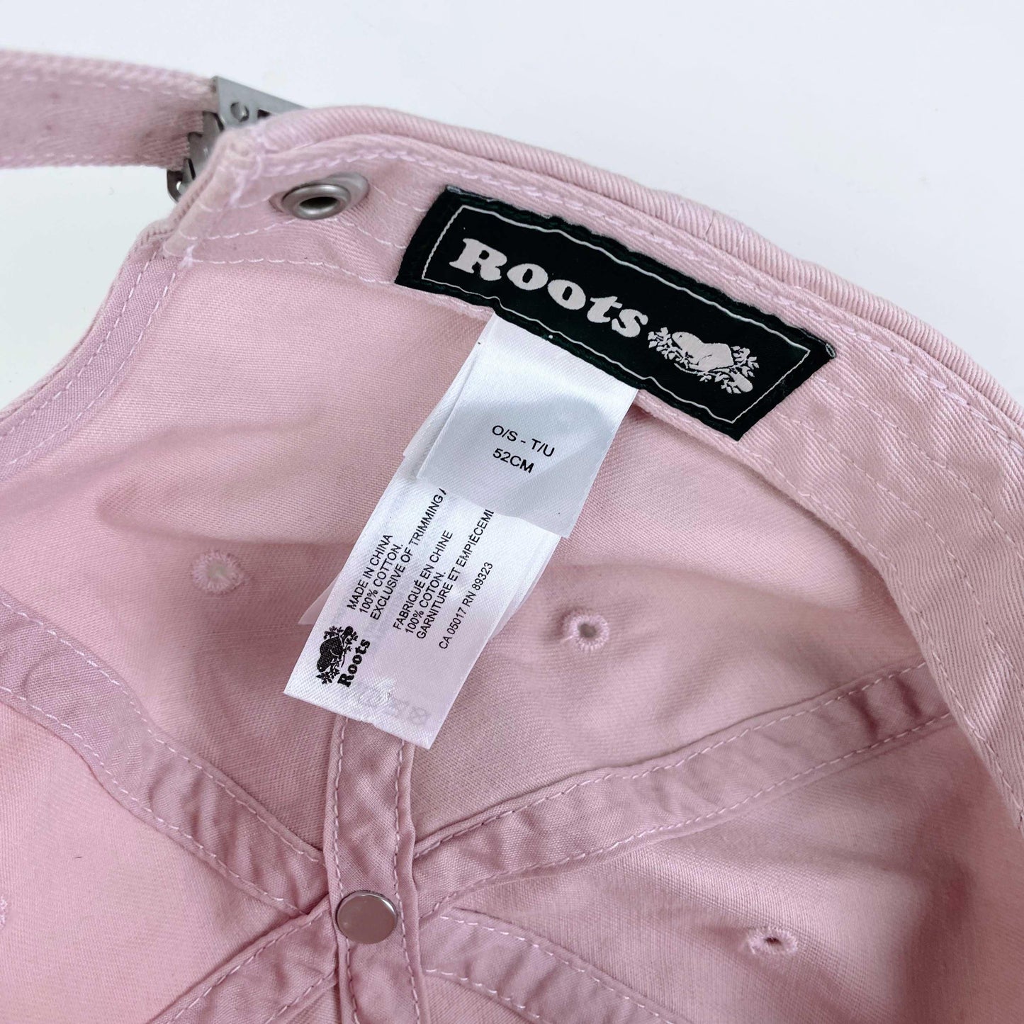 roots 2019 pink baseball cap - one size