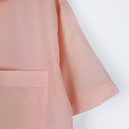 vintage 80s sip n shore pink shirt