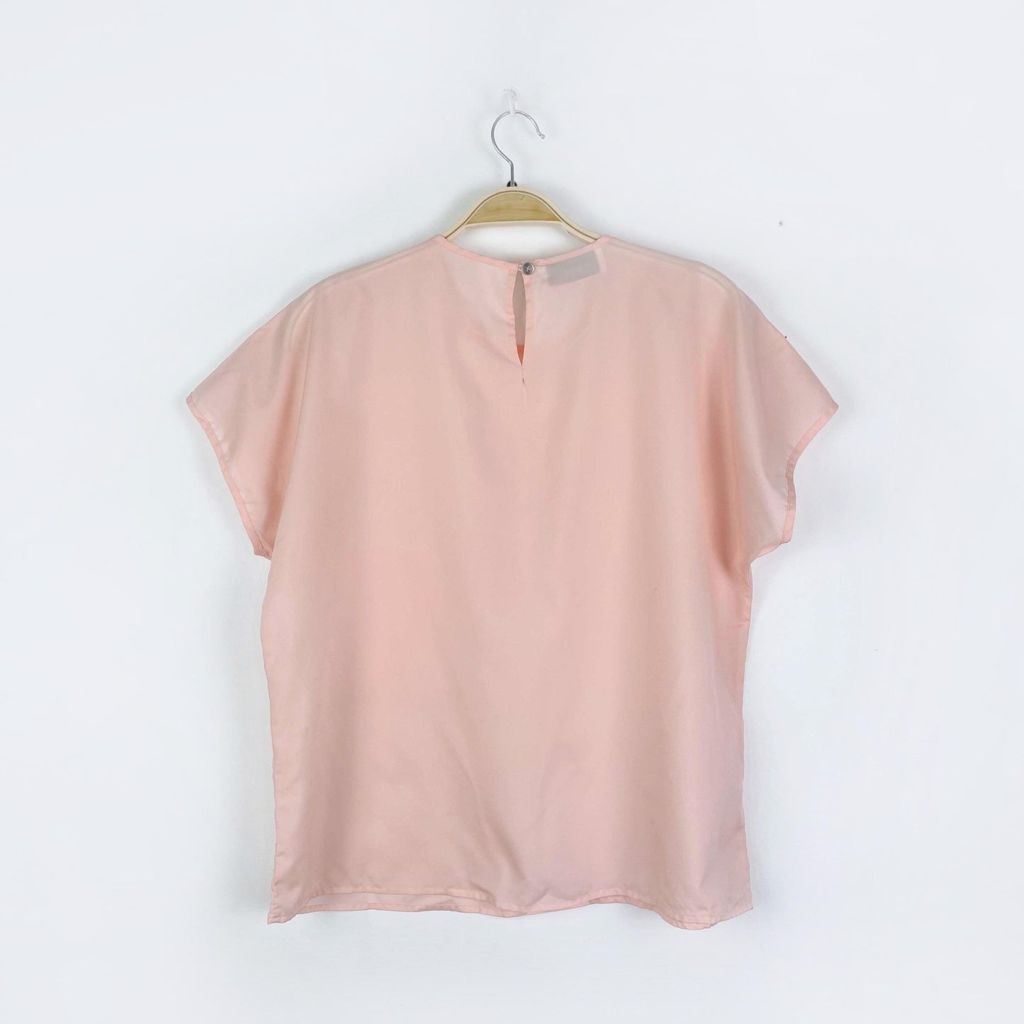 vintage 80s sip n shore pink tee
