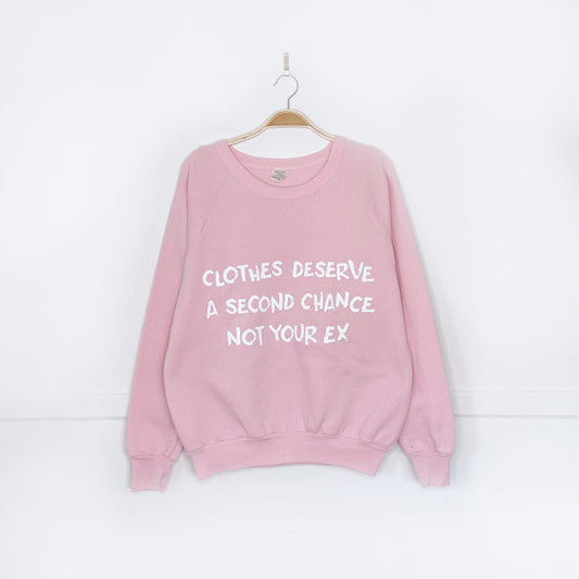 vintage 80s x earth activist fleece crew