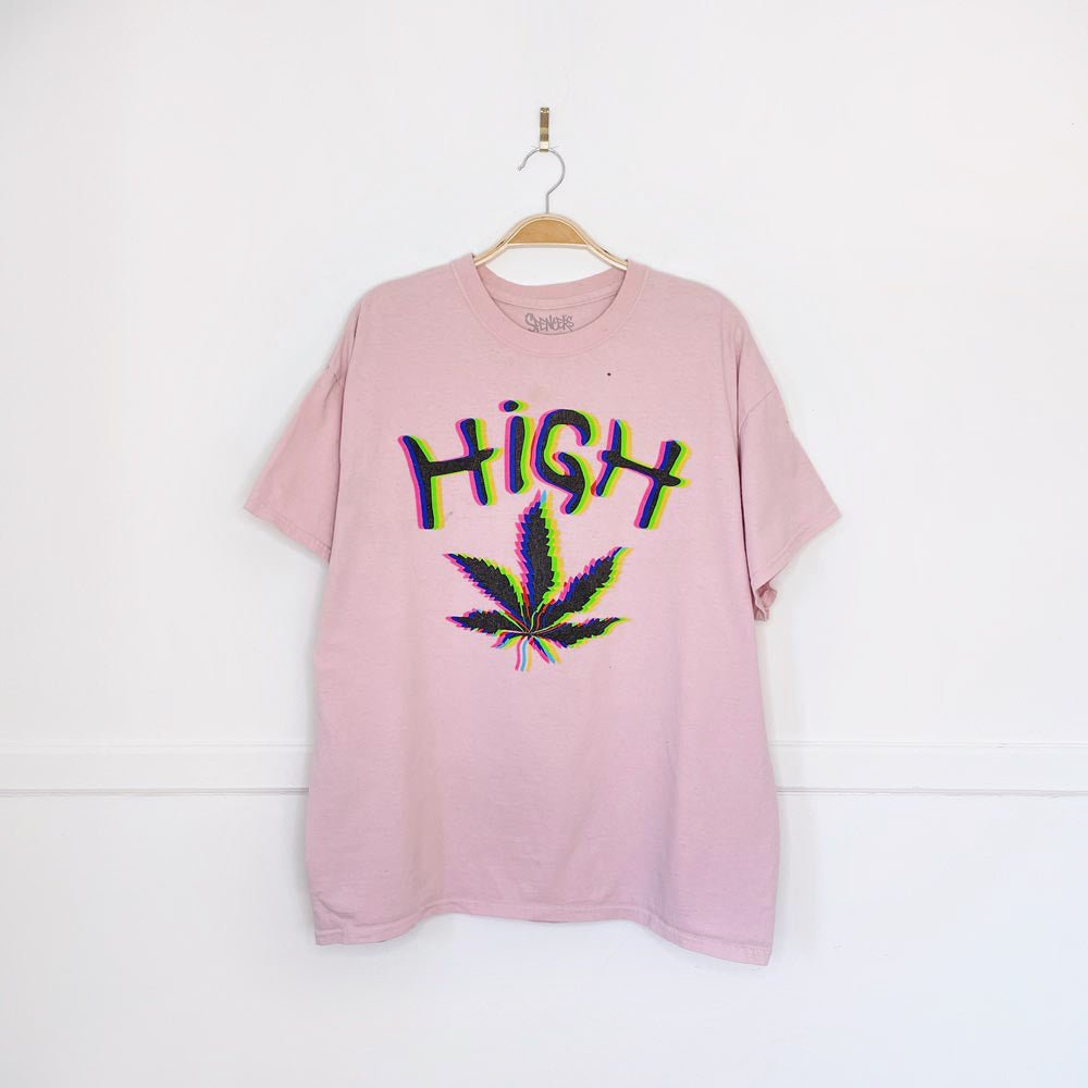 spencers high weed leaf tee - good market thrift store