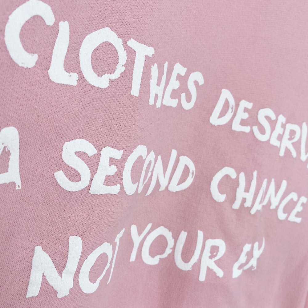 vintage 80s x earth activist fleece crew