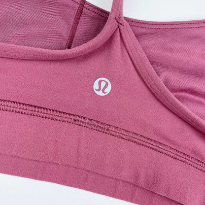 lululemon 2019 flow y bra nulu star ruby - size 6