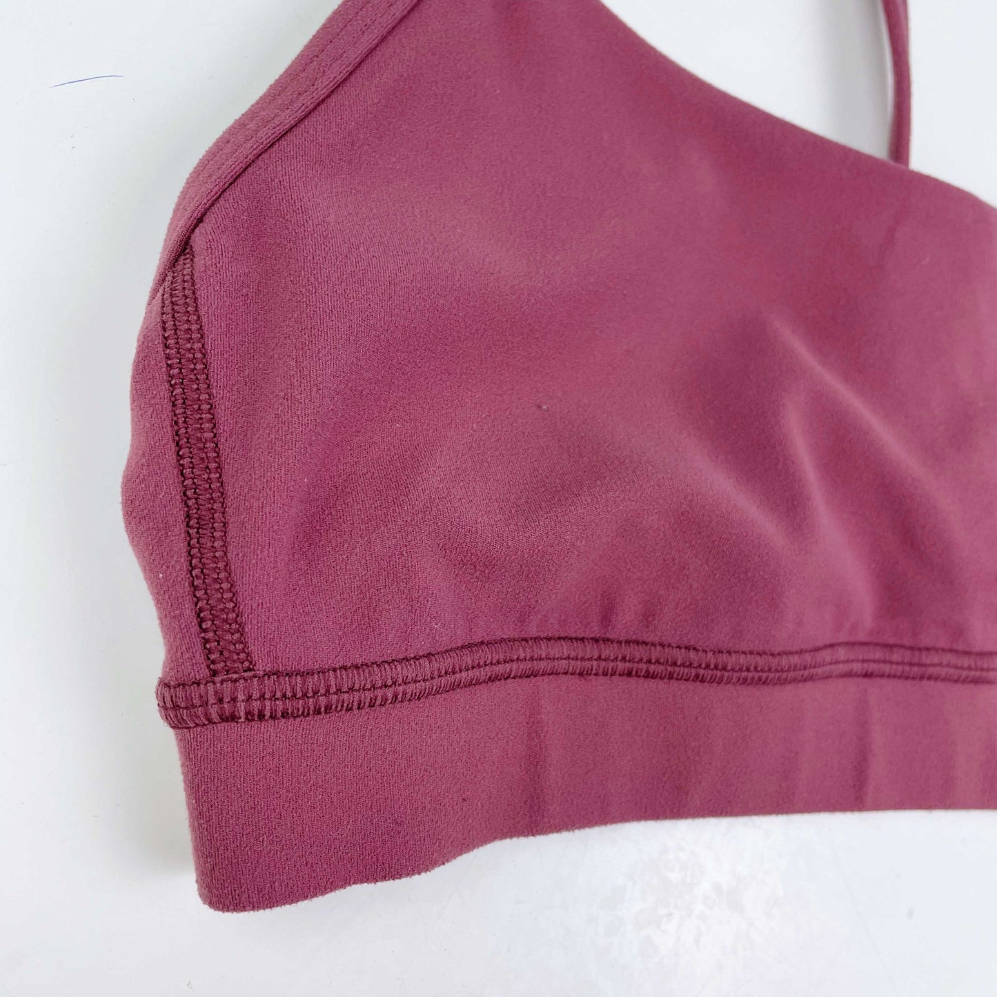 lululemon 2019 flow y bra nulu star ruby - size 6