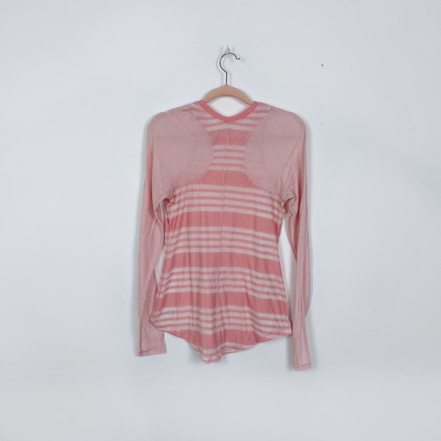 lululemon pink coral digni long sleeve - size small