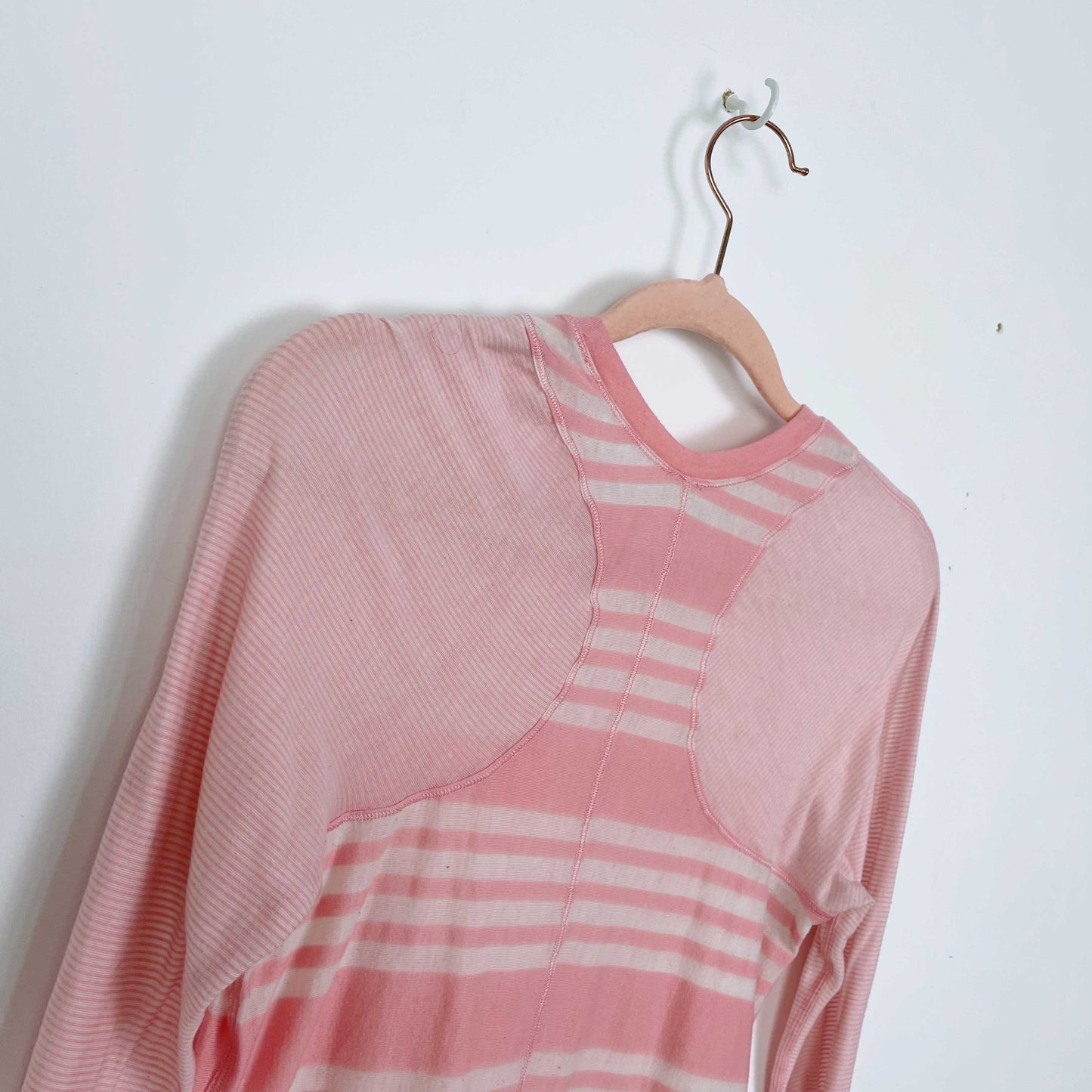 lululemon pink coral digni long sleeve - size small