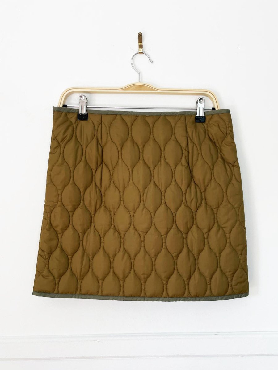 pinko quilted full zip mini skirt - good market thrift store