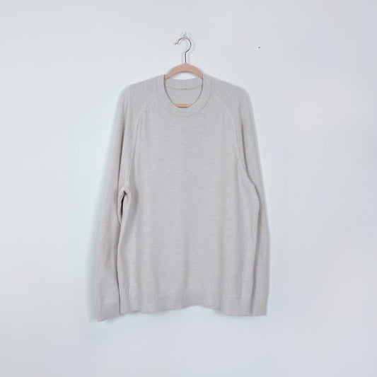 lululemon 2023 textured knit crewneck sweater - size large