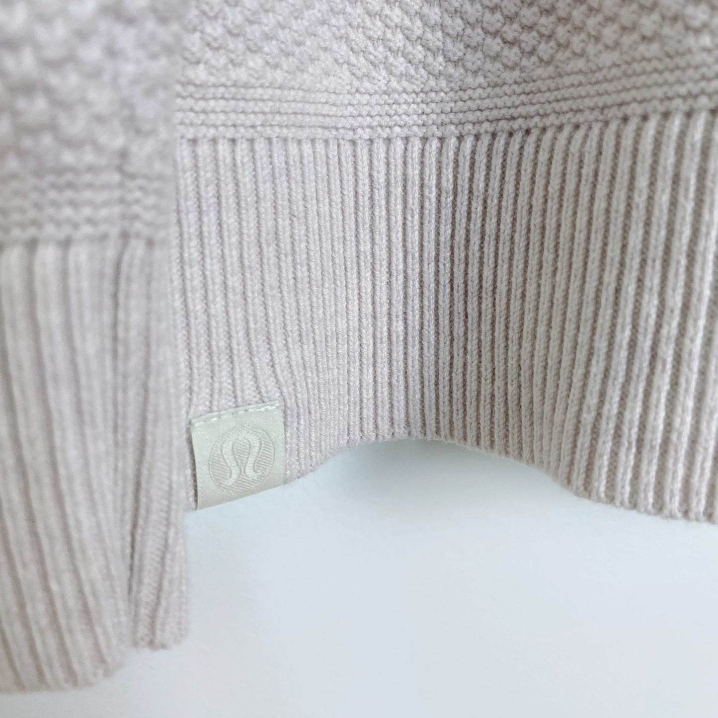 lululemon 2023 textured knit crewneck sweater - size large
