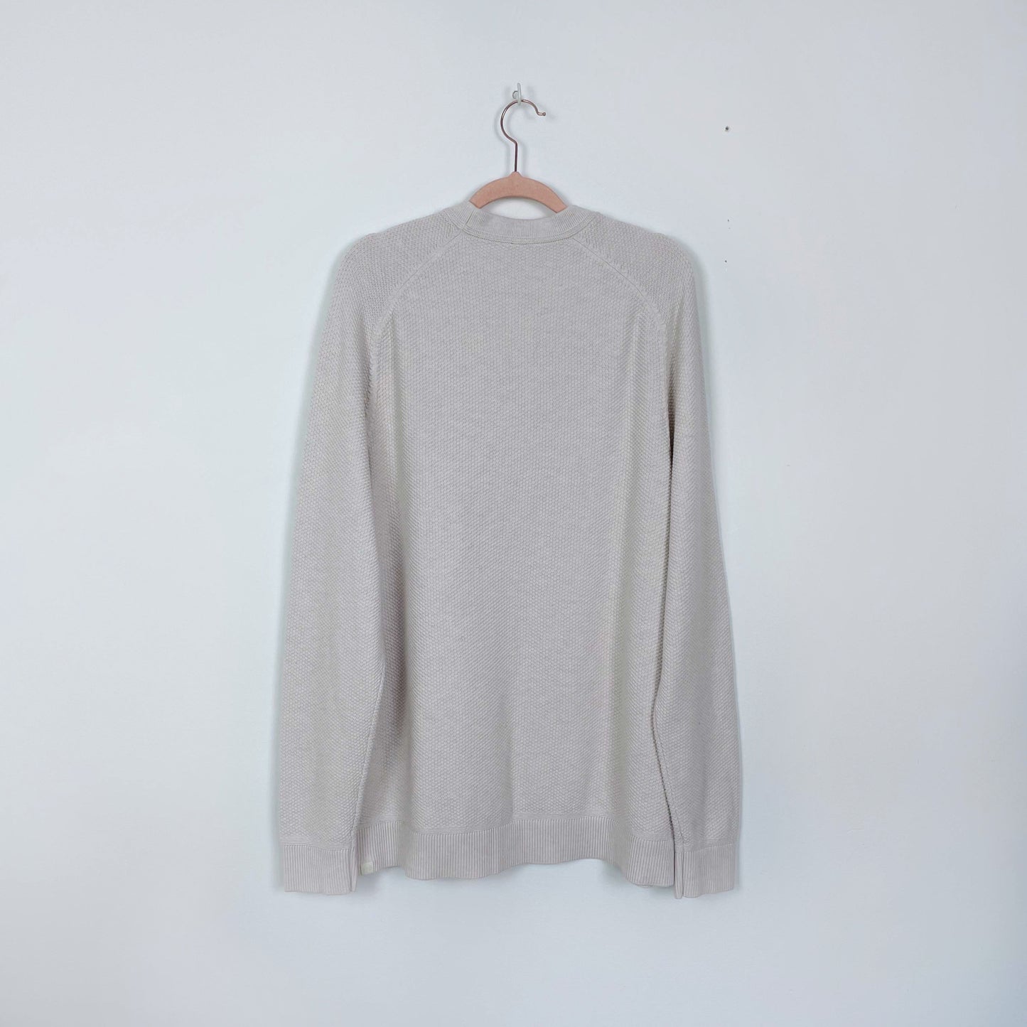 lululemon 2023 textured knit crewneck sweater - size large