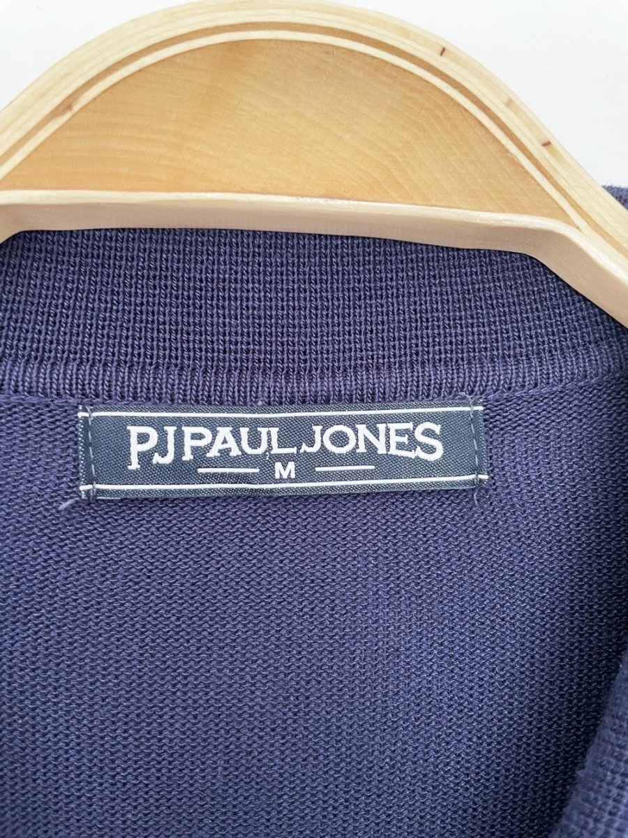 pj paul jones sacred geometry soft knit full button resort shirt - good market thrift store