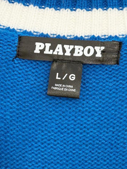 playboy tennis prep cropped knit vest - good market thrift store