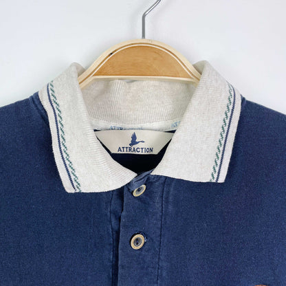 vintage calgary stampede rodeo polo - size medium