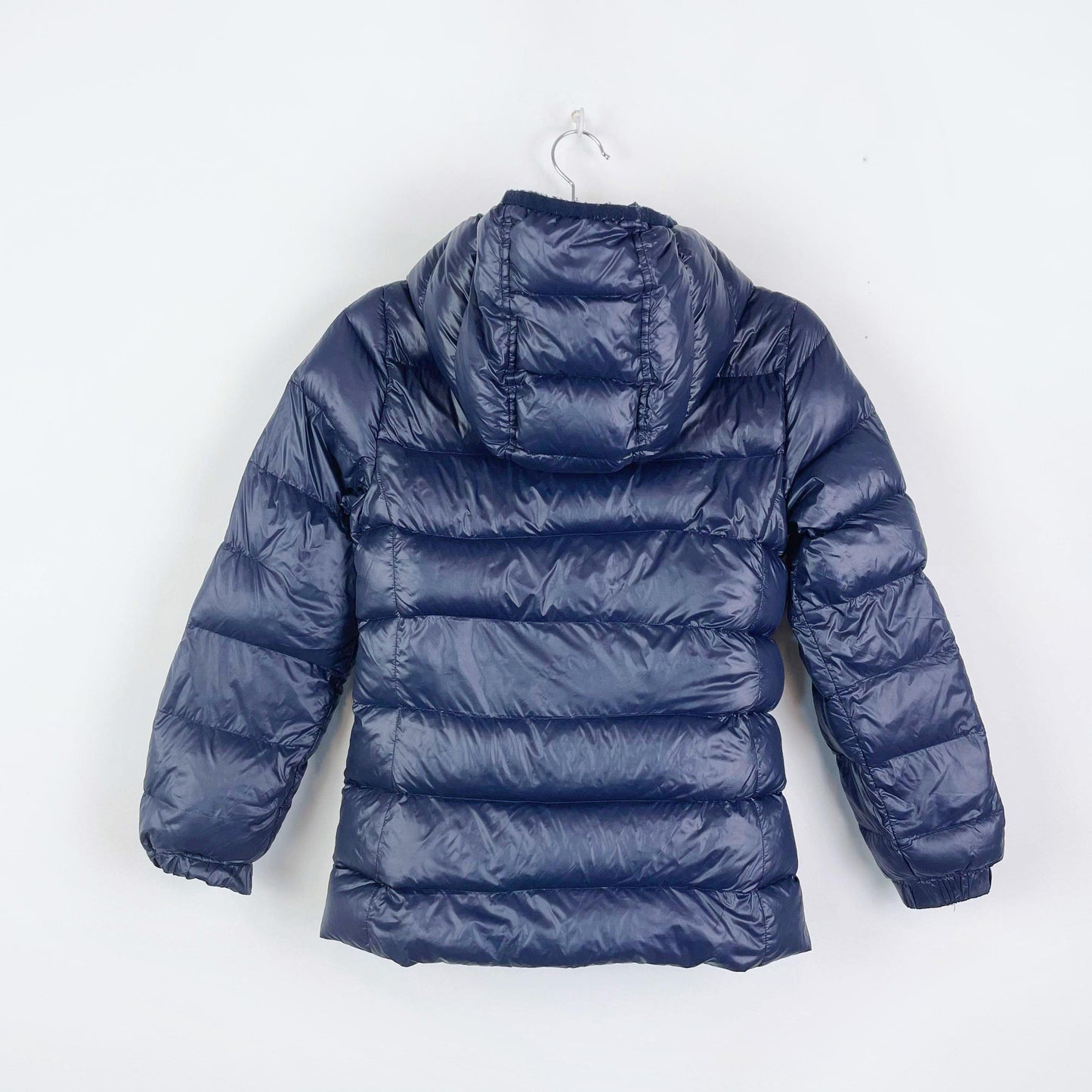 polo ralph lauren pony hooded down puffer coat - size M (8-10)