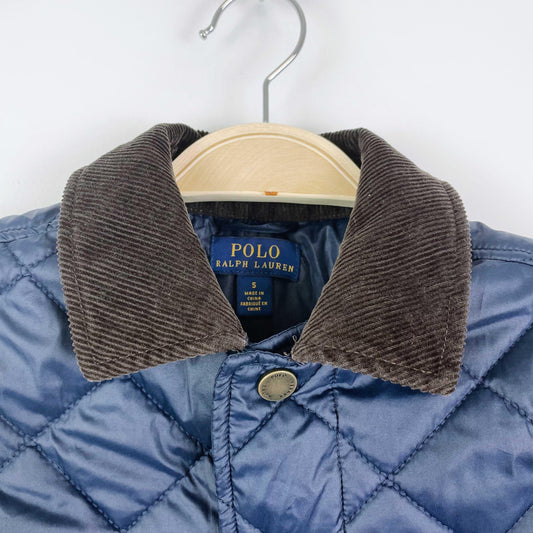 polo ralph lauren diamond quilted chore jacket - size 5
