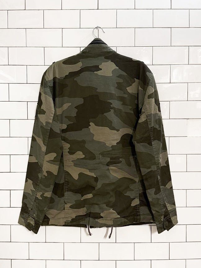 polo ralph lauren camo combat field jacket | denim & supply - good market thrift store