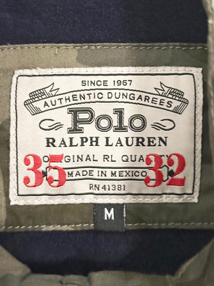 polo ralph lauren camo combat field jacket | denim & supply - good market thrift store