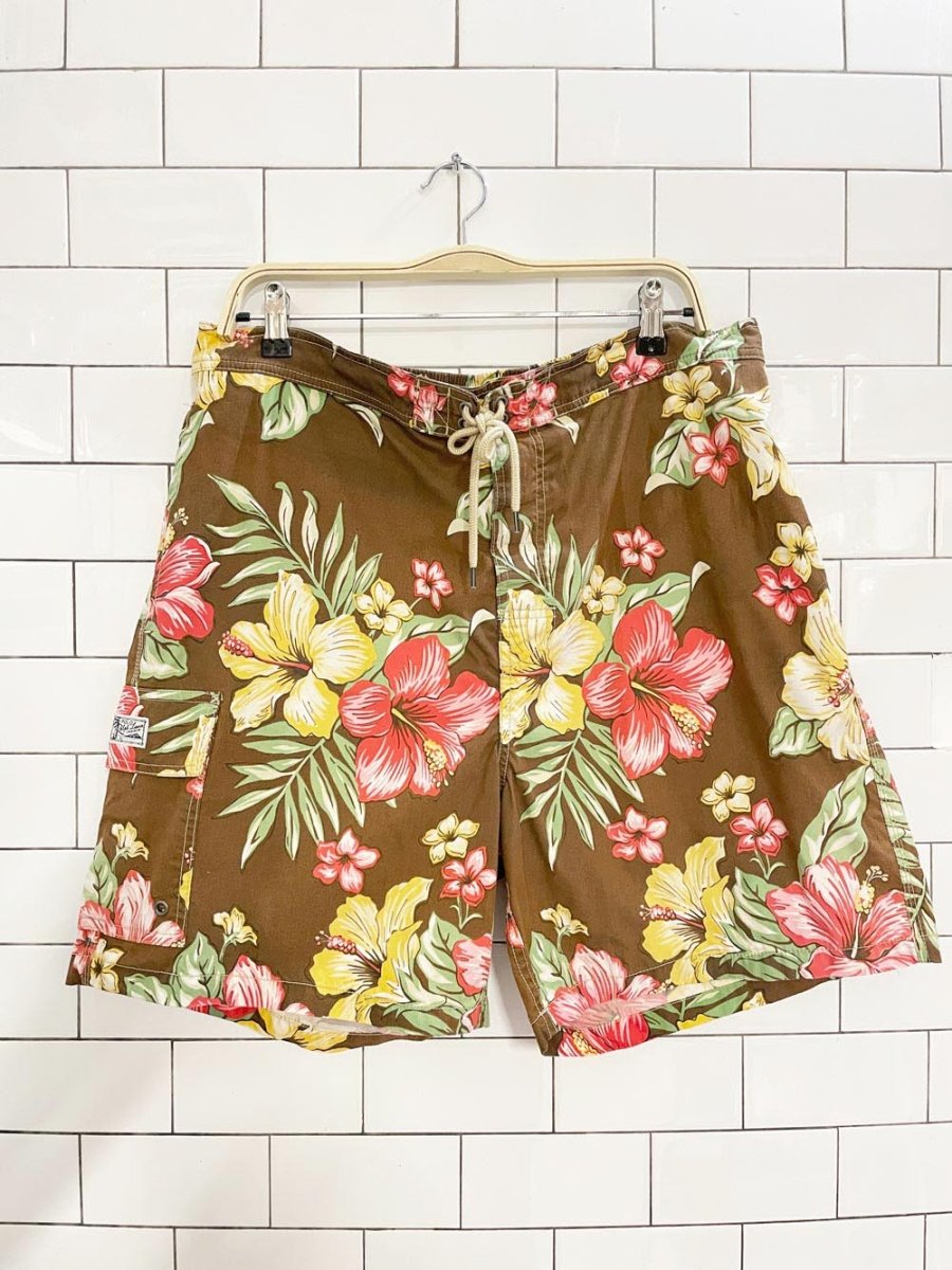 polo ralph lauren tropical swim shorts - good market thrift store