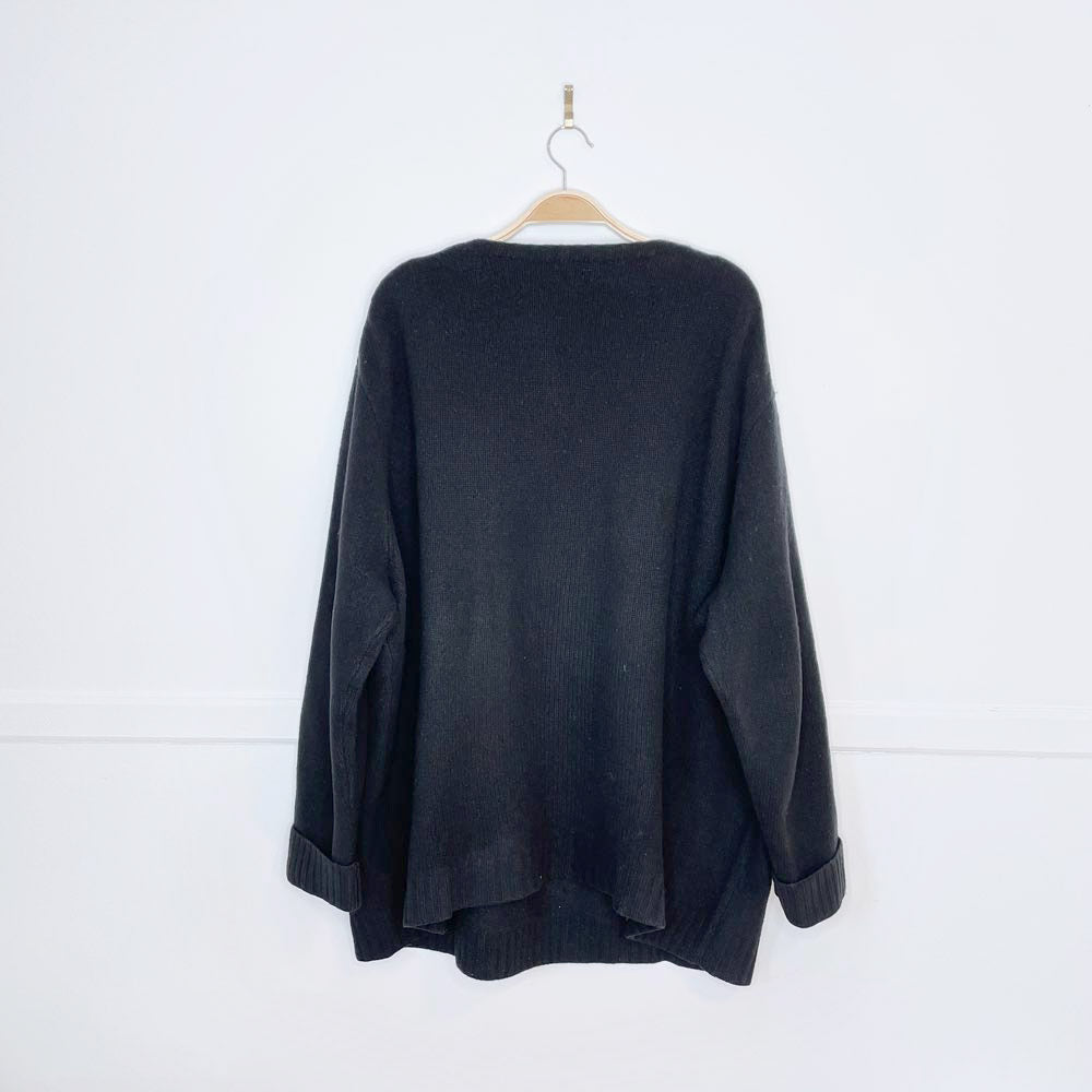 polo ralph lauen tuxedo bear wool sweater