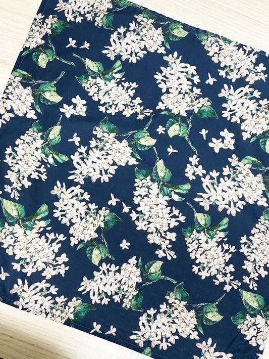 pomp & ceremony floral square scarf - good market thrift store