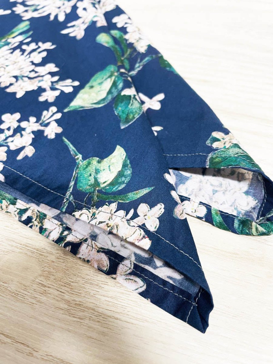 pomp & ceremony floral square scarf - good market thrift store
