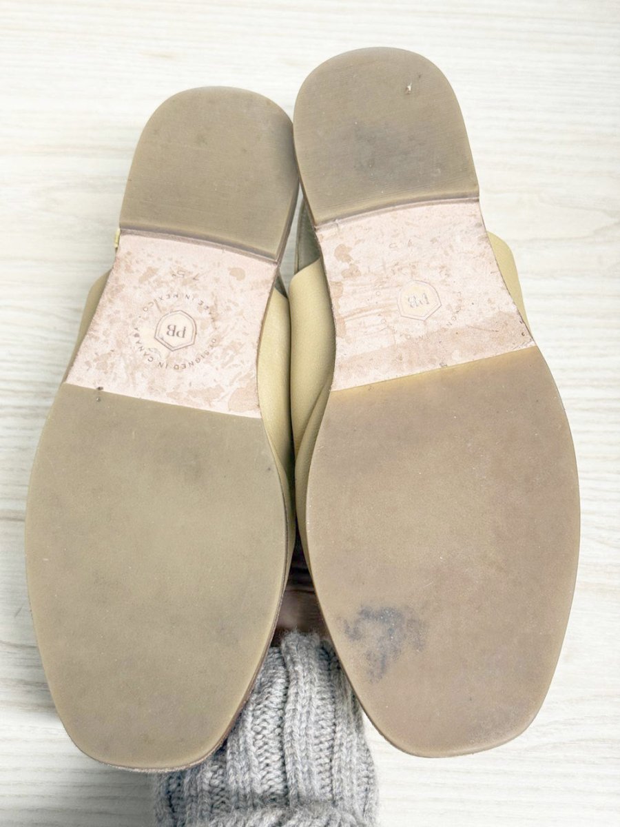 poppy barley leather slingback sandal | ethically made - good market thrift store
