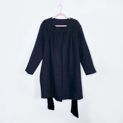 ports 1961 wool-cashmere wrap ballet jacket - size medium