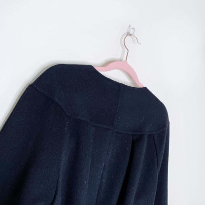 ports 1961 wool-cashmere wrap ballet jacket - size medium