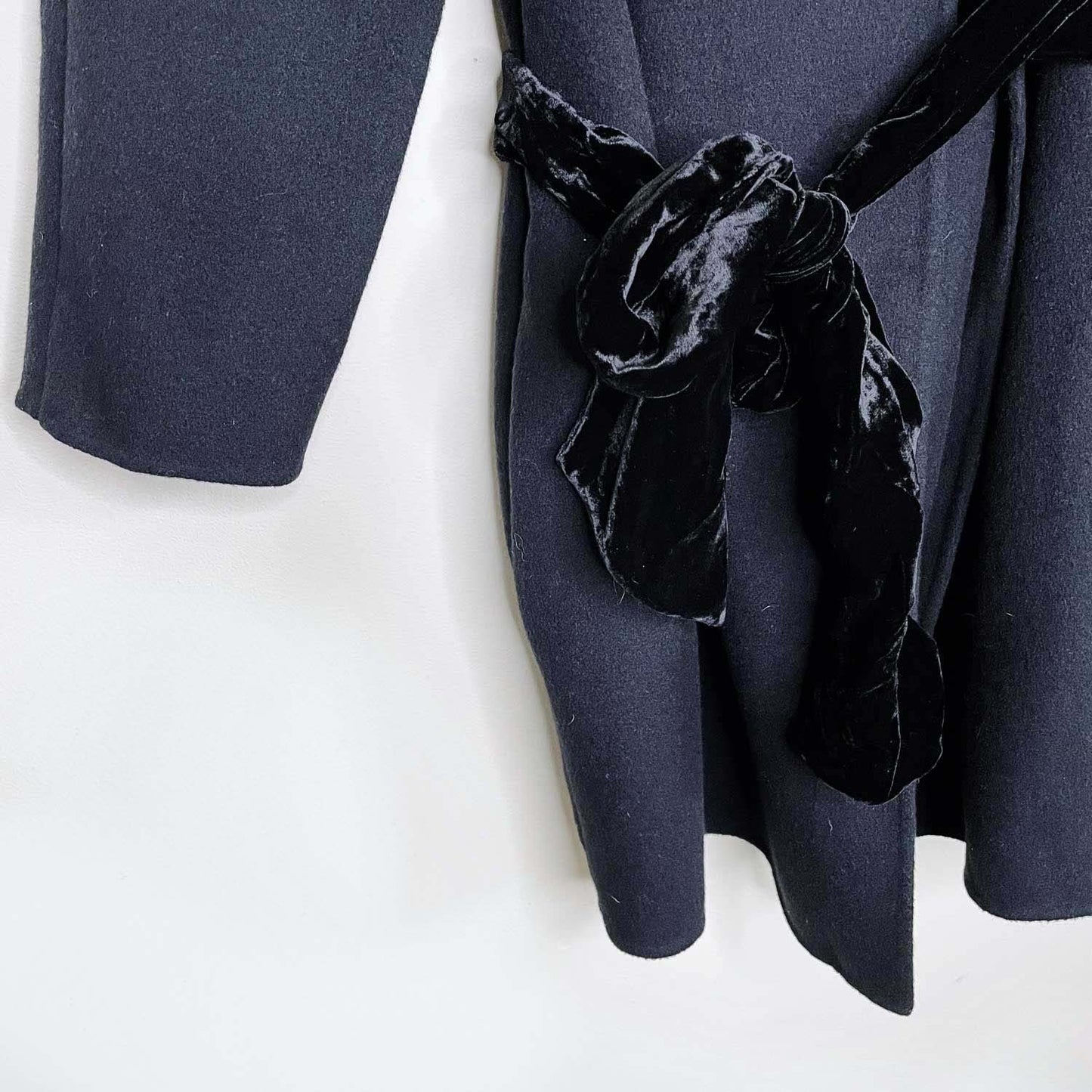 ports 1961 wool-cashmere wrap ballet jacket - size medium