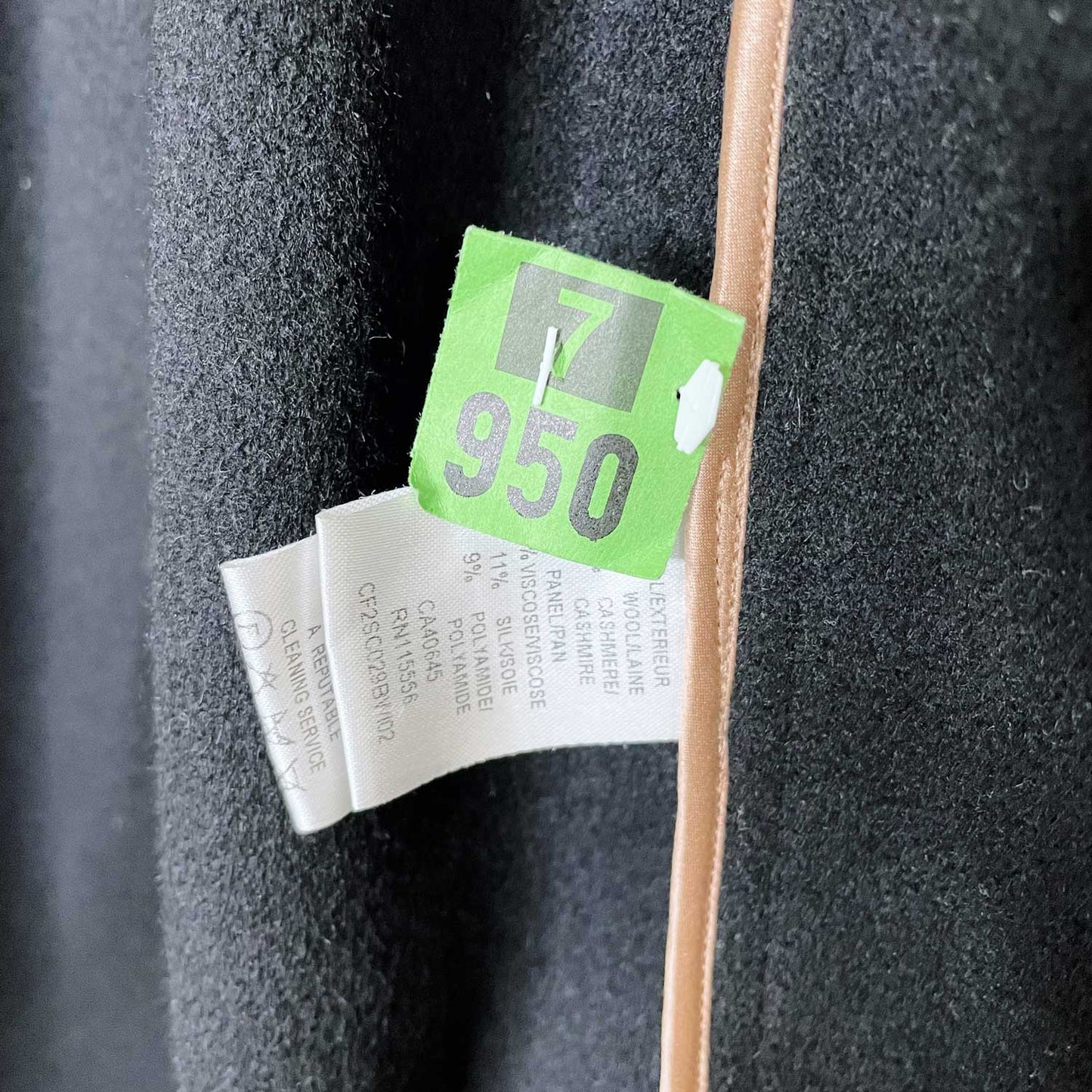 ports 1961 wool-cashmere wrap ballet jacket - size medium