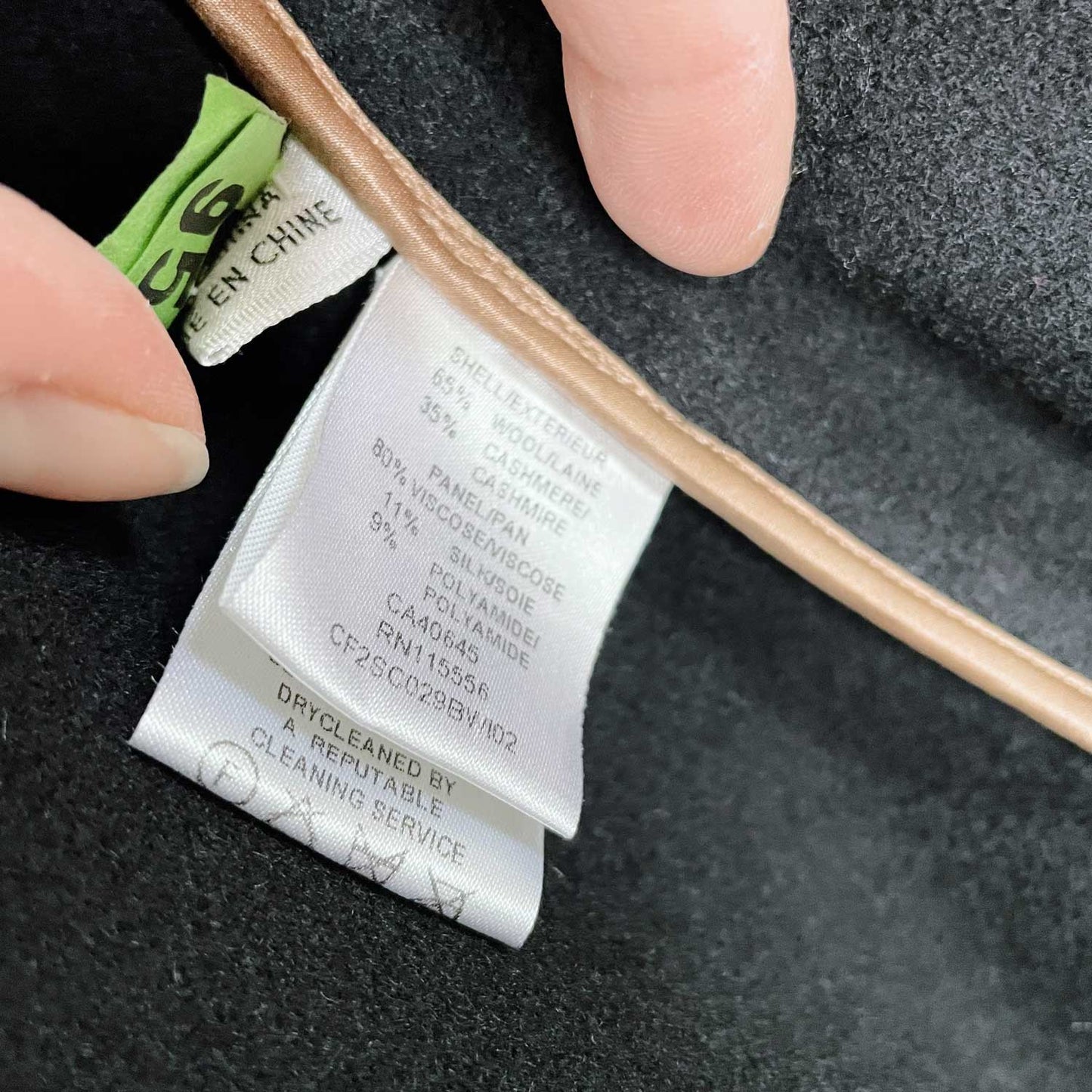 ports 1961 wool-cashmere wrap ballet jacket - size medium