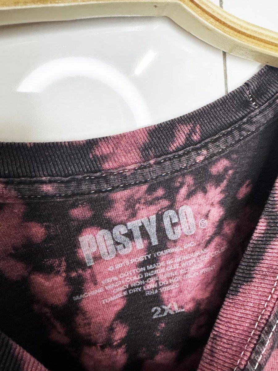 posty co. 2019 post malone tour tie dye long sleeve tee - good market thrift store